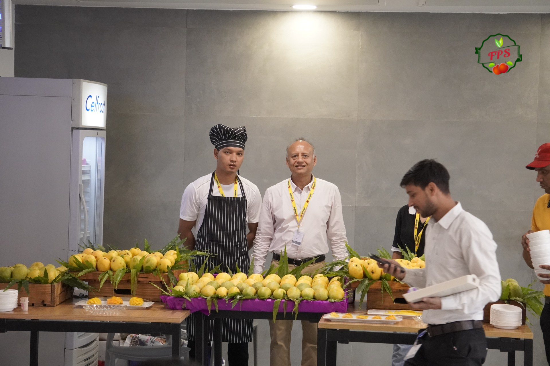 Guests Enjoying Fps Mango Spread